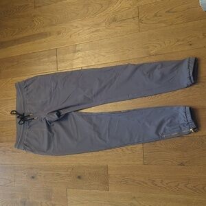 ZYIA Gray Joggers with Black Drawstring